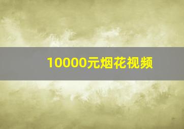 10000元烟花视频