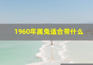 1960年属兔适合带什么