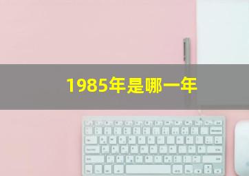 1985年是哪一年