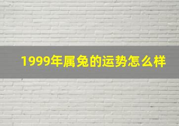 1999年属兔的运势怎么样