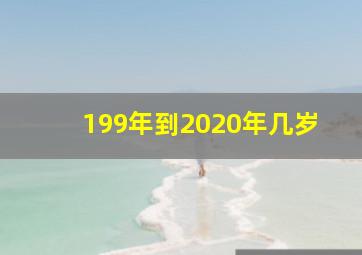 199年到2020年几岁