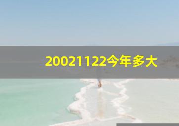 20021122今年多大