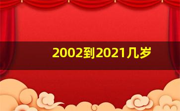 2002到2021几岁