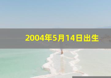 2004年5月14日出生