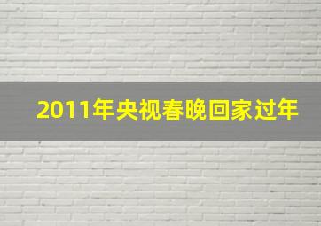 2011年央视春晚回家过年