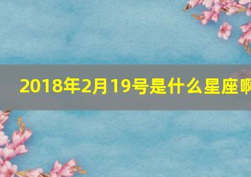 2018年2月19号是什么星座啊