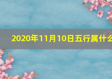 2020年11月10日五行属什么