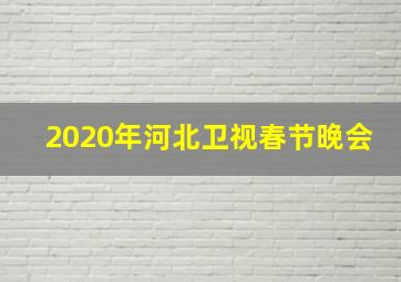 2020年河北卫视春节晚会