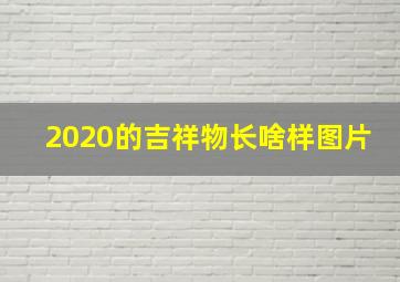 2020的吉祥物长啥样图片