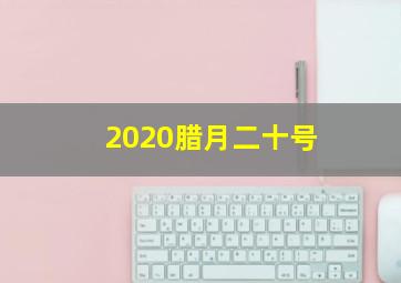 2020腊月二十号