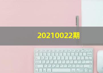 20210022期