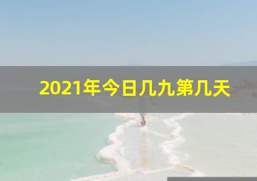 2021年今日几九第几天