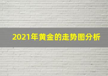 2021年黄金的走势图分析