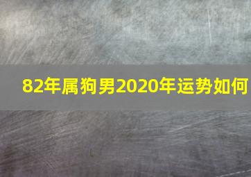 82年属狗男2020年运势如何