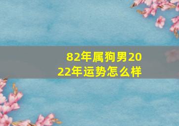 82年属狗男2022年运势怎么样