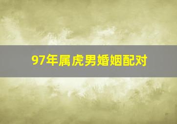 97年属虎男婚姻配对