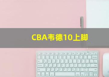 CBA韦德10上脚