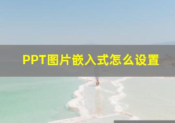 PPT图片嵌入式怎么设置