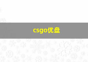 csgo优盘