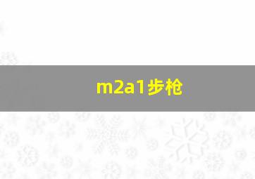 m2a1步枪