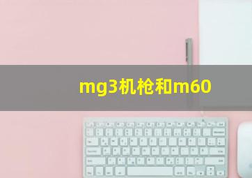 mg3机枪和m60