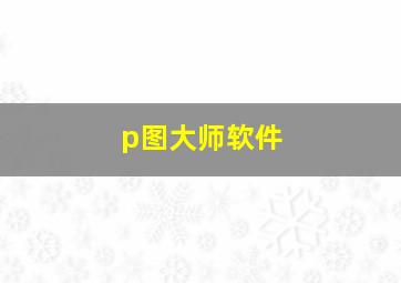 p图大师软件