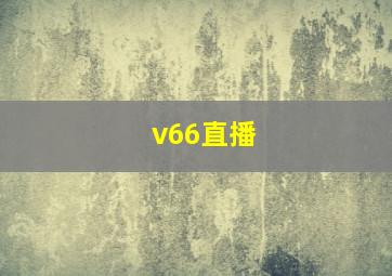 v66直播