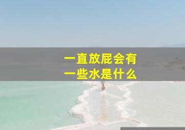 一直放屁会有一些水是什么