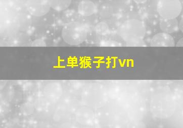 上单猴子打vn