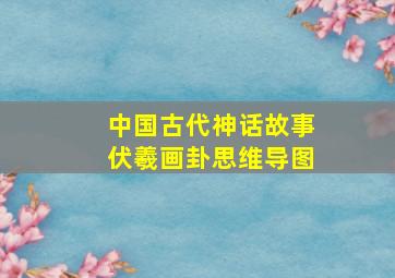 中国古代神话故事伏羲画卦思维导图