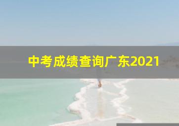 中考成绩查询广东2021