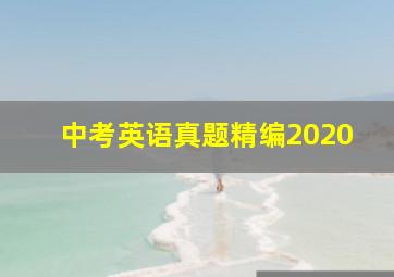 中考英语真题精编2020