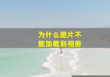 为什么图片不能加载到相册