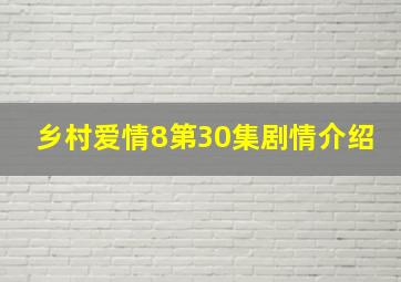 乡村爱情8第30集剧情介绍