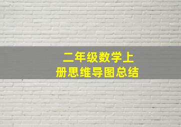 二年级数学上册思维导图总结