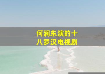 何润东演的十八罗汉电视剧