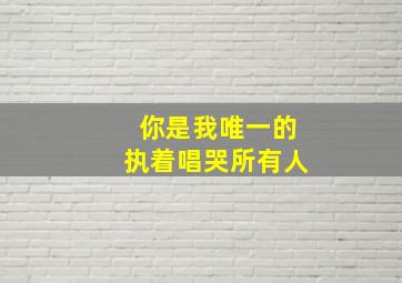 你是我唯一的执着唱哭所有人