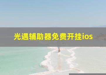 光遇辅助器免费开挂ios