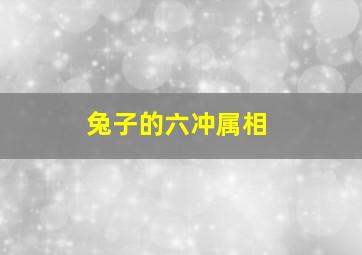 兔子的六冲属相