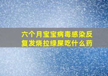 六个月宝宝病毒感染反复发烧拉绿屎吃什么药