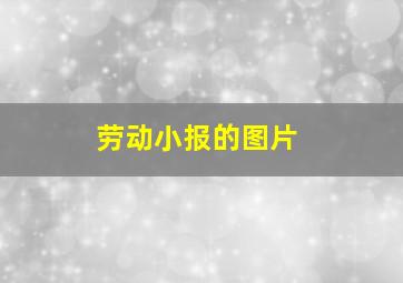 劳动小报的图片