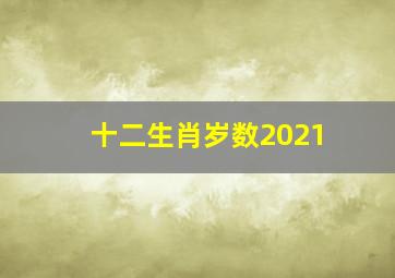 十二生肖岁数2021