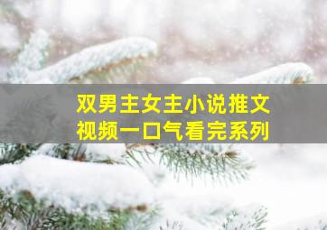 双男主女主小说推文视频一口气看完系列