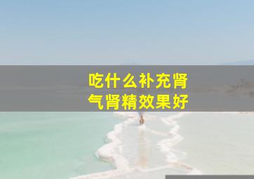 吃什么补充肾气肾精效果好