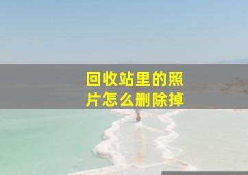 回收站里的照片怎么删除掉