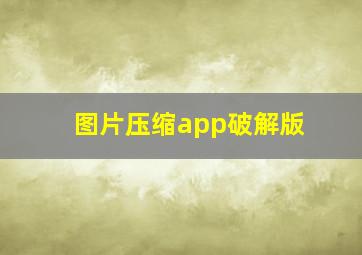 图片压缩app破解版