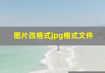 图片改格式jpg格式文件