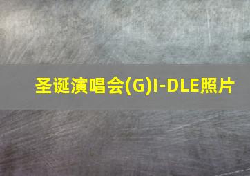 圣诞演唱会(G)I-DLE照片