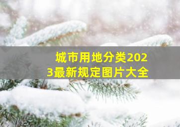 城市用地分类2023最新规定图片大全