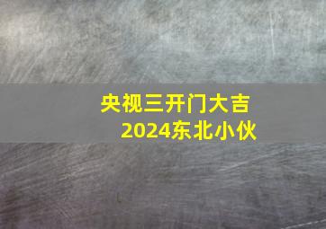 央视三开门大吉2024东北小伙